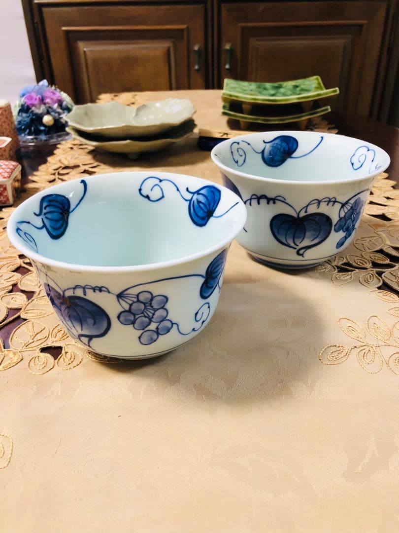 おふたり様の食卓　陶器の器6点と小物３点　陶葊　其泉　など