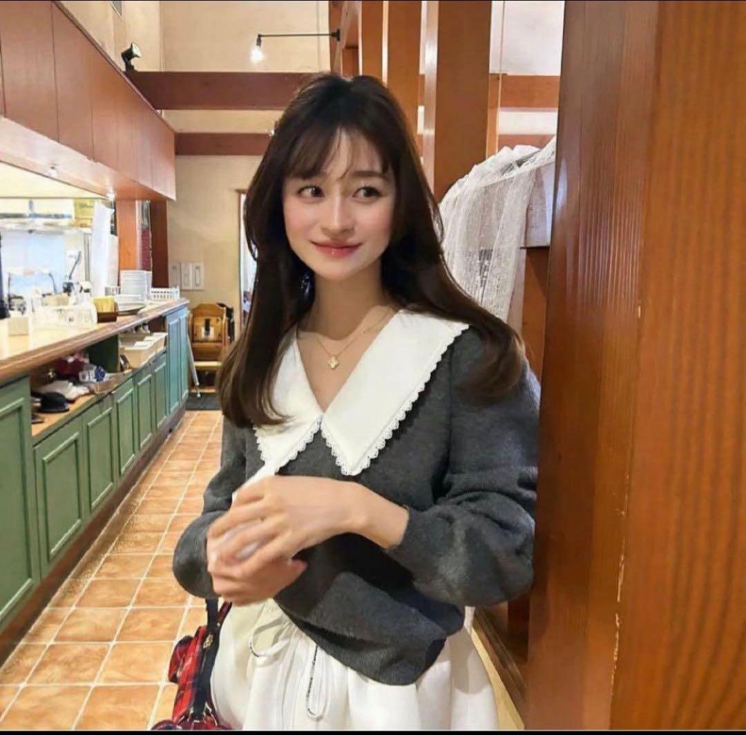 トップス Bibiy. ANNABELLE KNIT GRAY