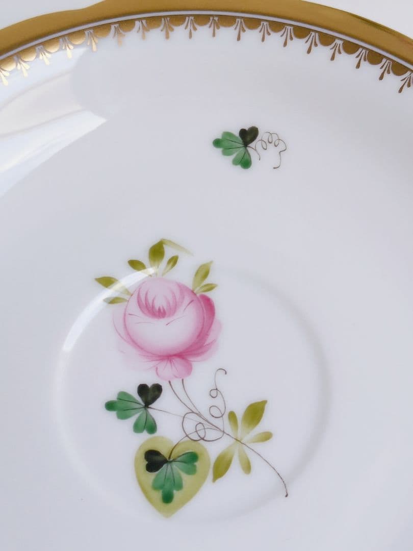 ✩希少品✩ヘレンド　ウィーンの薔薇　ゴールド　トリオ