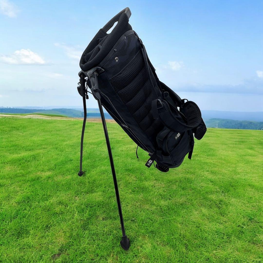 NEWERA キャディーバッグ　スタンド式　タイガーストライプカモネイビー