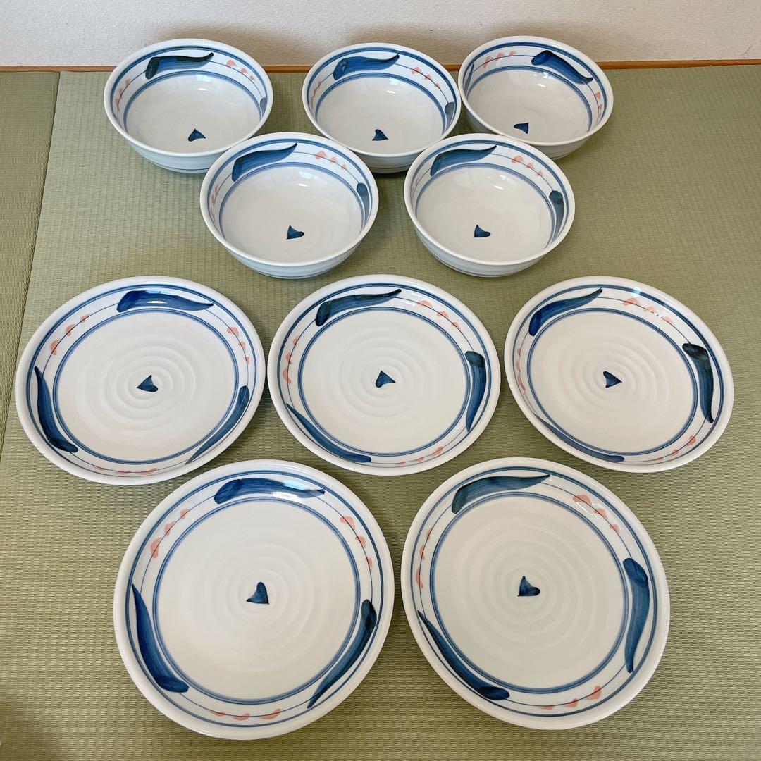 砥部焼 梅山窯 和食器 砥部焼き 10枚セット