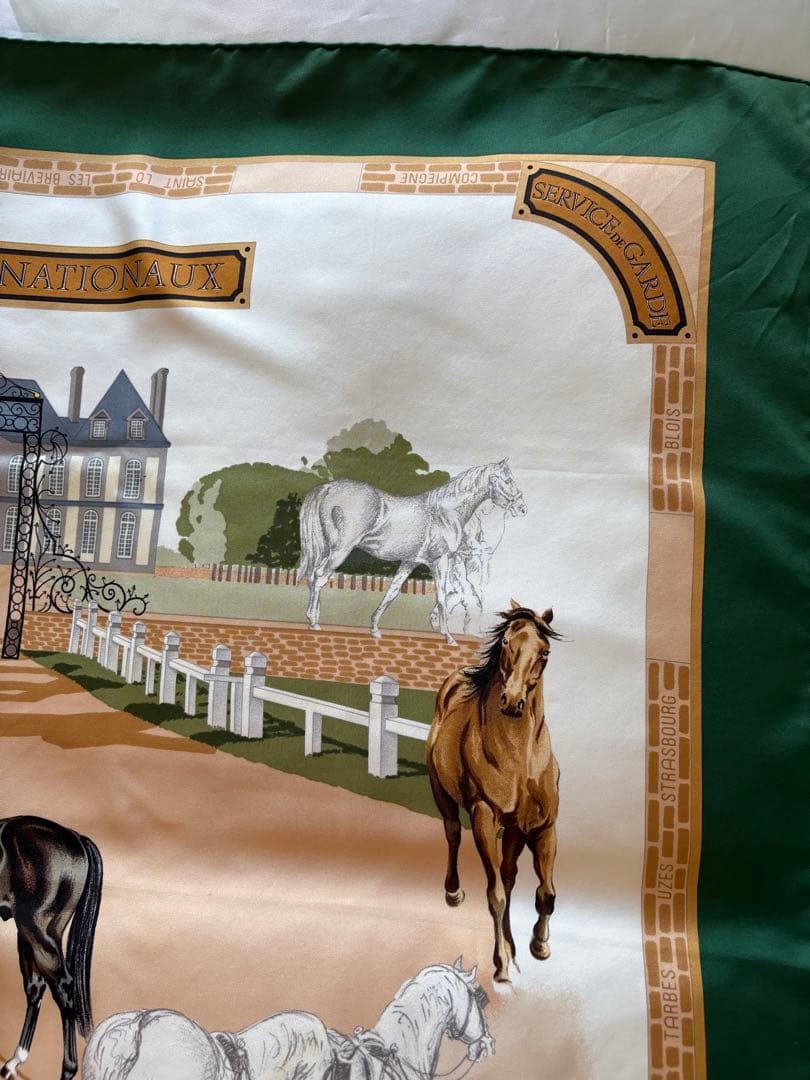 り*ん様 HERMES エルメス スカーフ LES HARAS NATIONAU