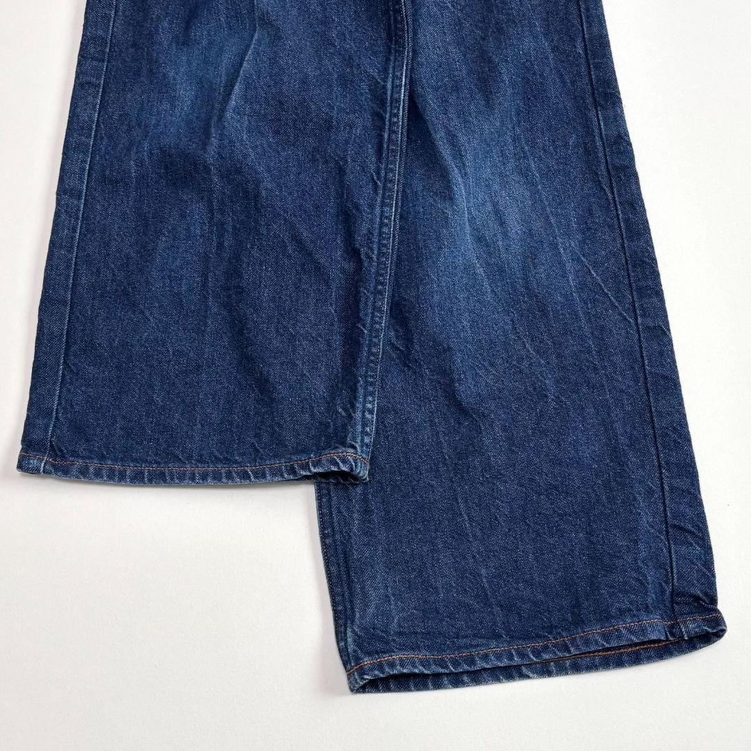 美品✨アッパーハイツ　THE NIECE デッド風 デニム　濃紺 23 ニース