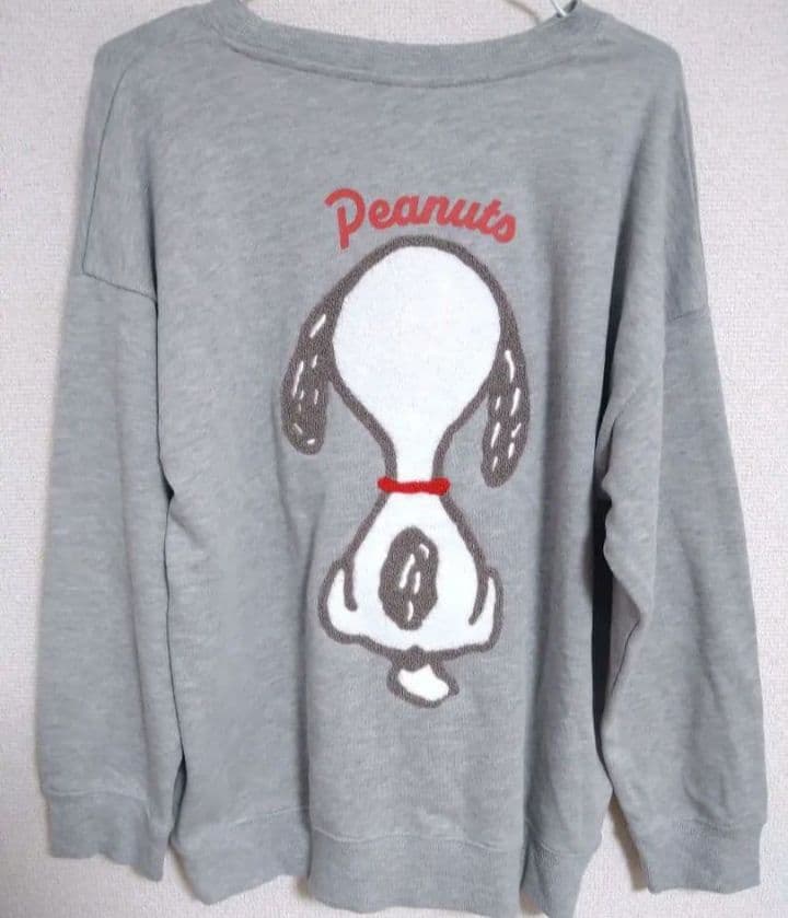 スヌーピー　パジャマ　スウェット上下　トレーナー　パンツ　裏起毛　B