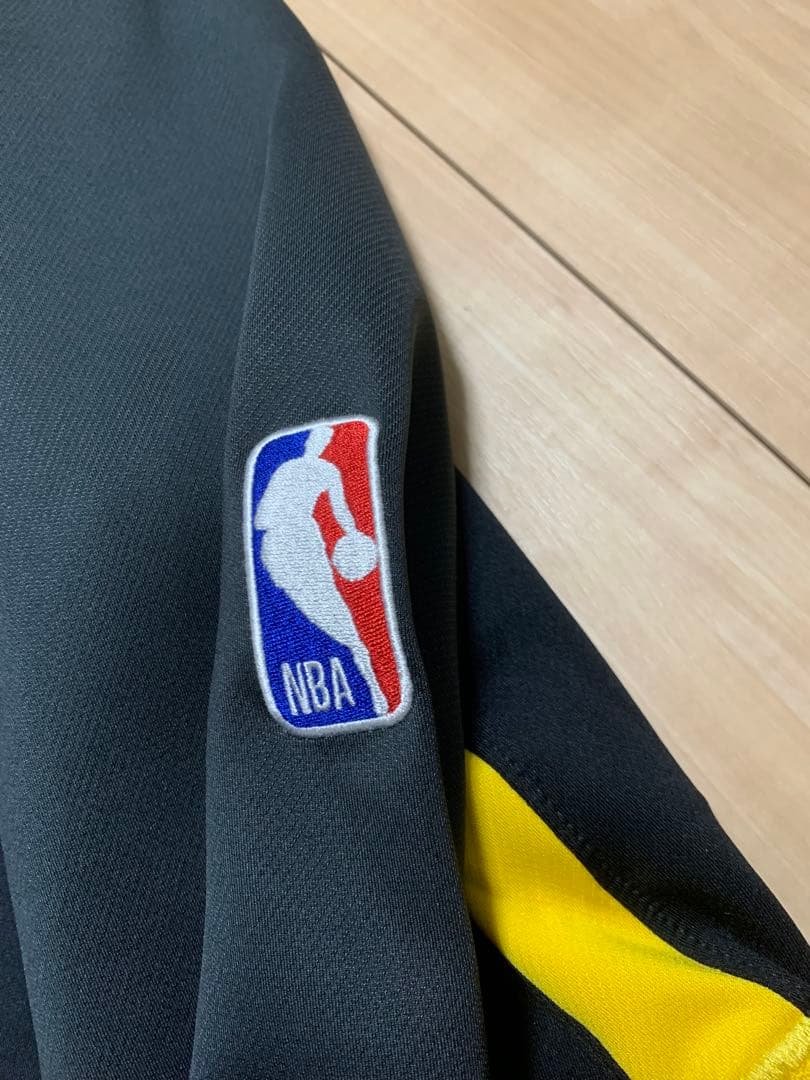 最終価格 レア美品 ウォリアーズ ウォーミングアップジャージ シティエディション