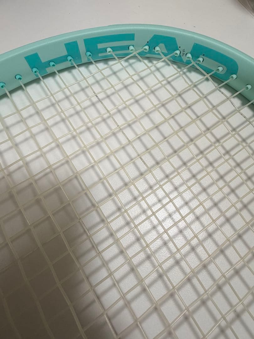 HEAD 硬式テニスラケット ミントグリーン　ケース付き❗️