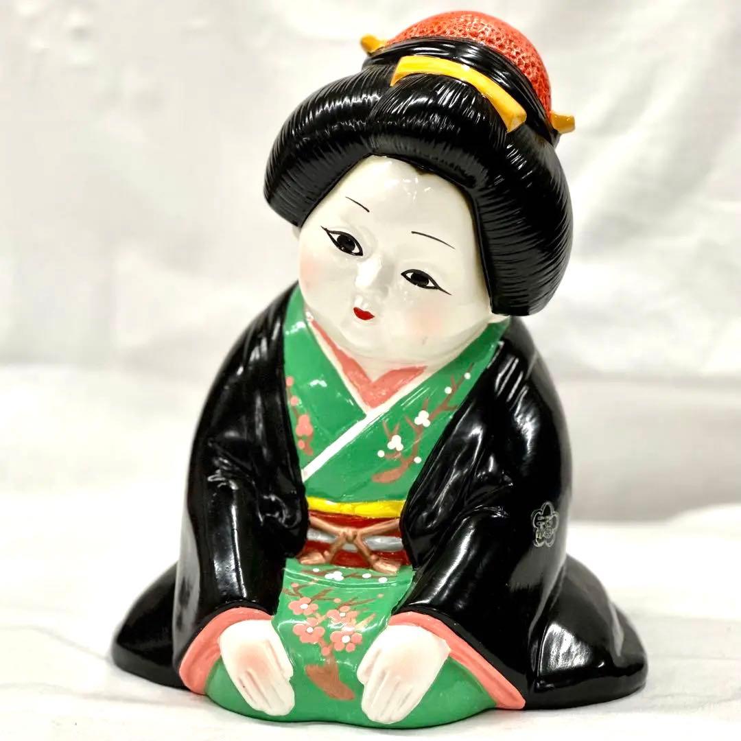 【縁起物】お福さんの置物