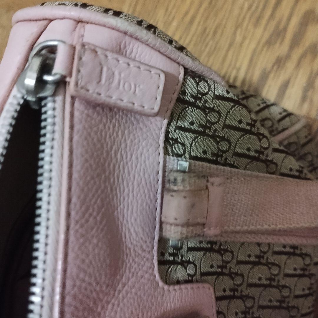 Dior ボストンバッグ ピンク/ベージュ