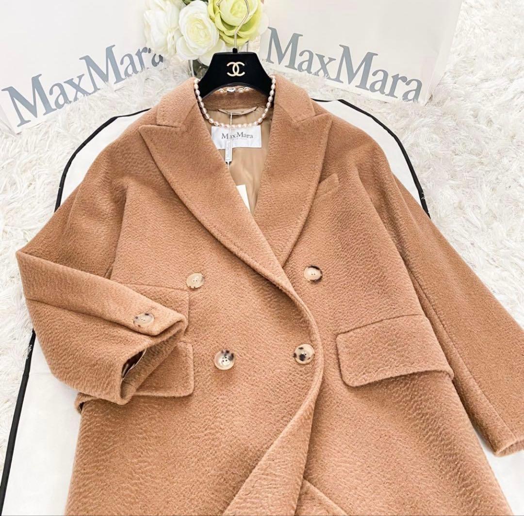★★新品未使用★MaxMara マックスマーラ キャメル100% コート★★