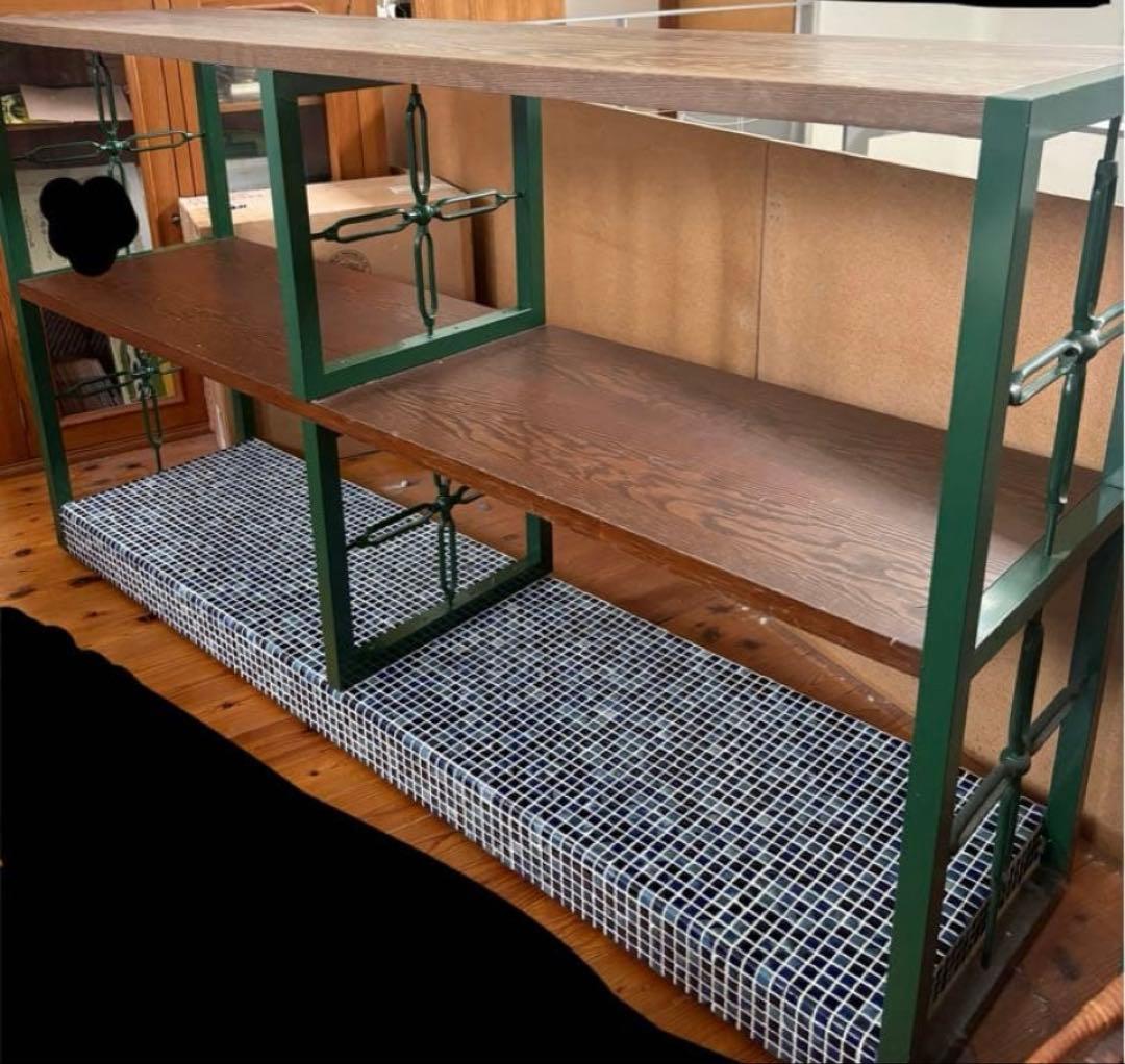 値下げ！アイアン家具　造作　店舗　什器　棚　タイル　おしゃれ 棚