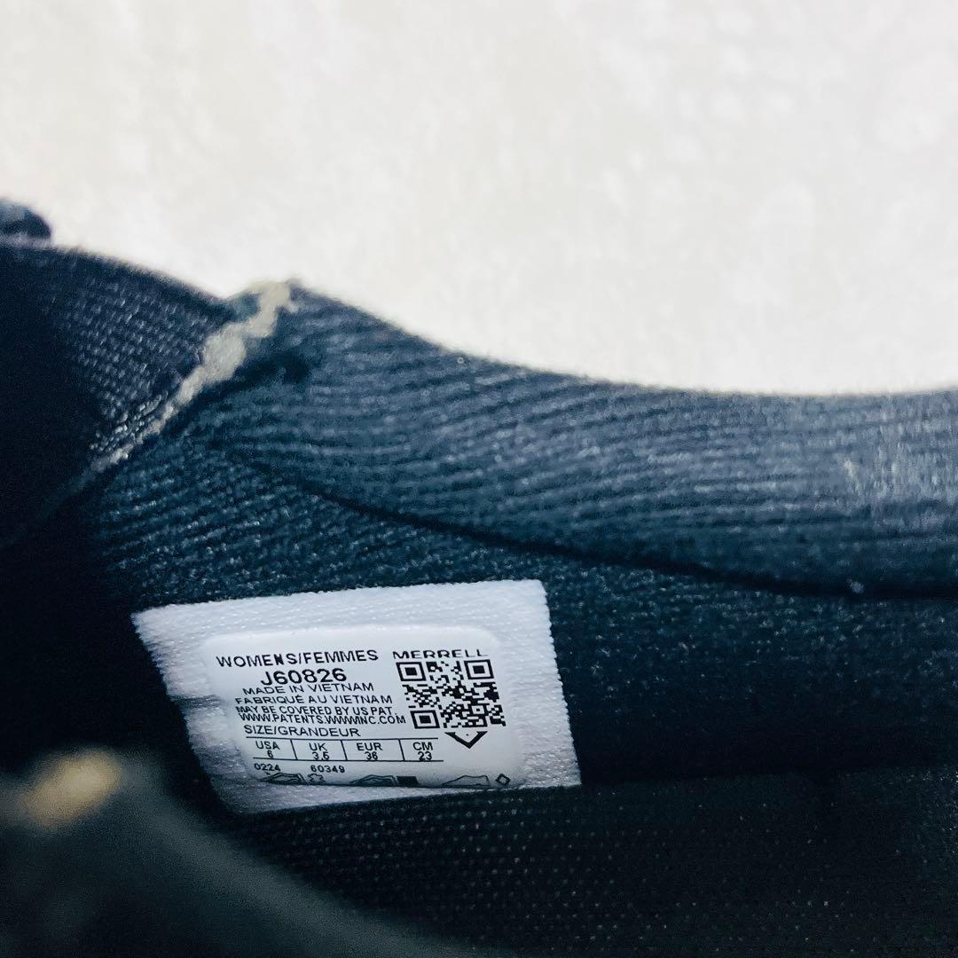 極美品☆MERRELL ジャングルモック J60826 ブラック黒 23cm