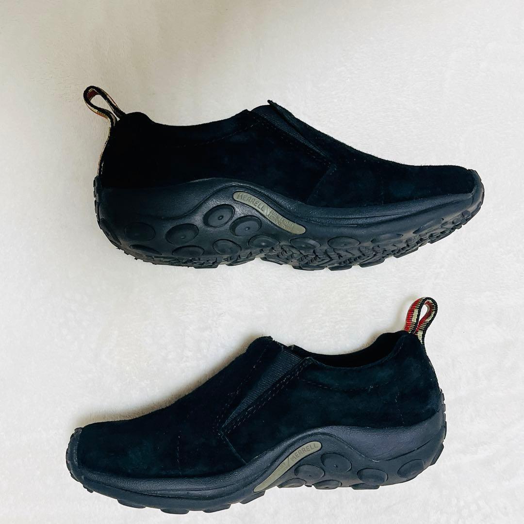 極美品☆MERRELL ジャングルモック J60826 ブラック黒 23cm
