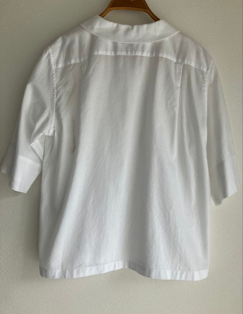 マーガレットハウエル　フロントフライ　コットン　シャツ