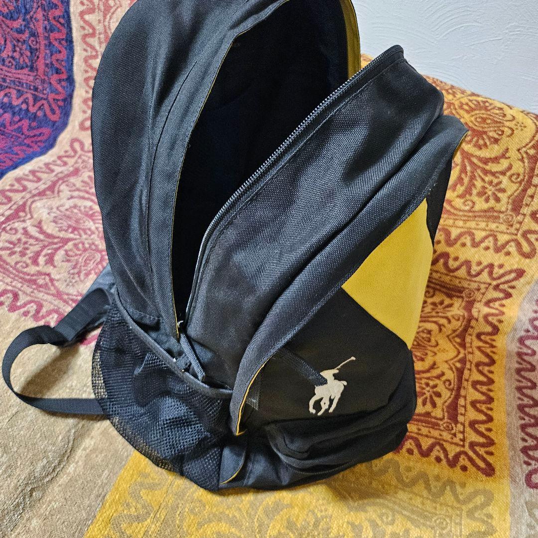 人気商品☆ラルフローレンリュック POLO RALPH LAUREN 黒/黄色