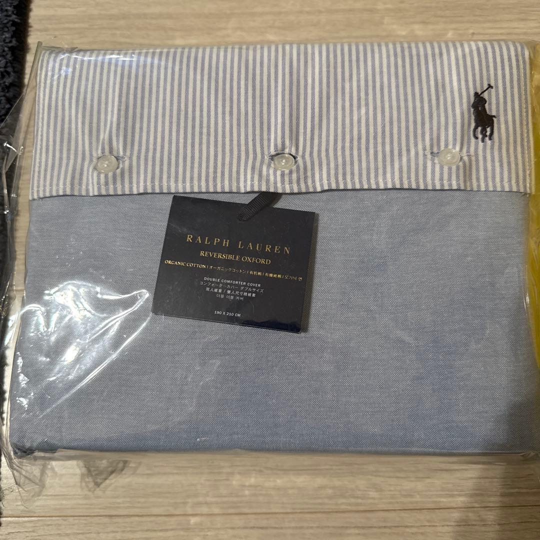 ラルフローレン　布団カバー　コンフォーターカバー　ダブル