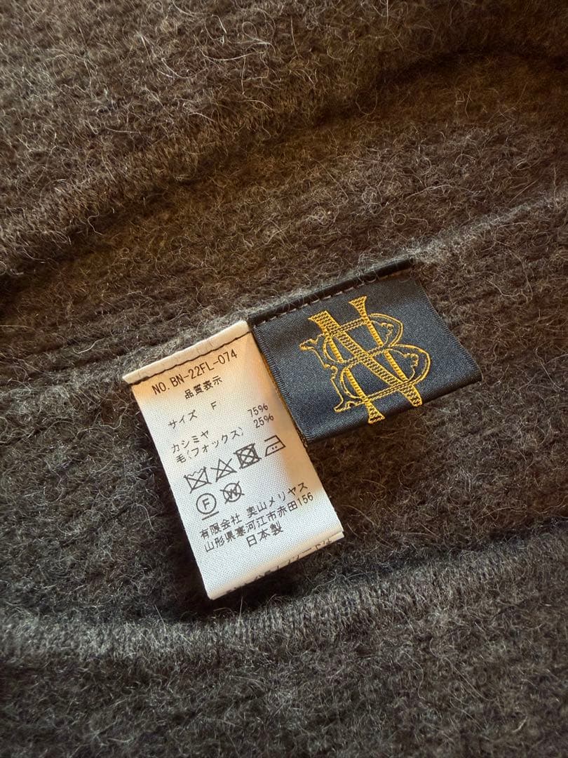 小物 BATONER x 6(ROKU) CASHMERE FOX BALACLAVA