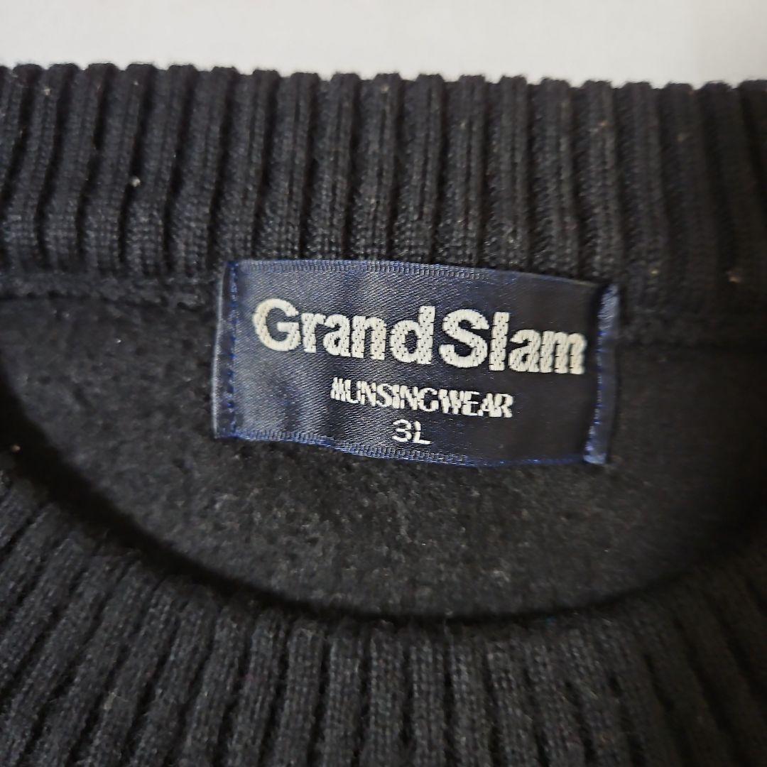 Munsingwear セーター☆黒色☆ 裏起毛 3L