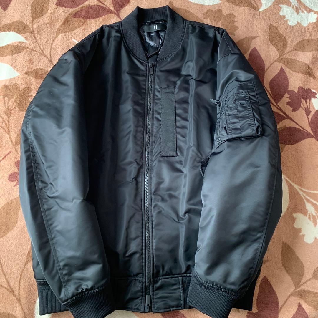ユニクロ ジルサンダー ブラック MA-1 フライトジャケット