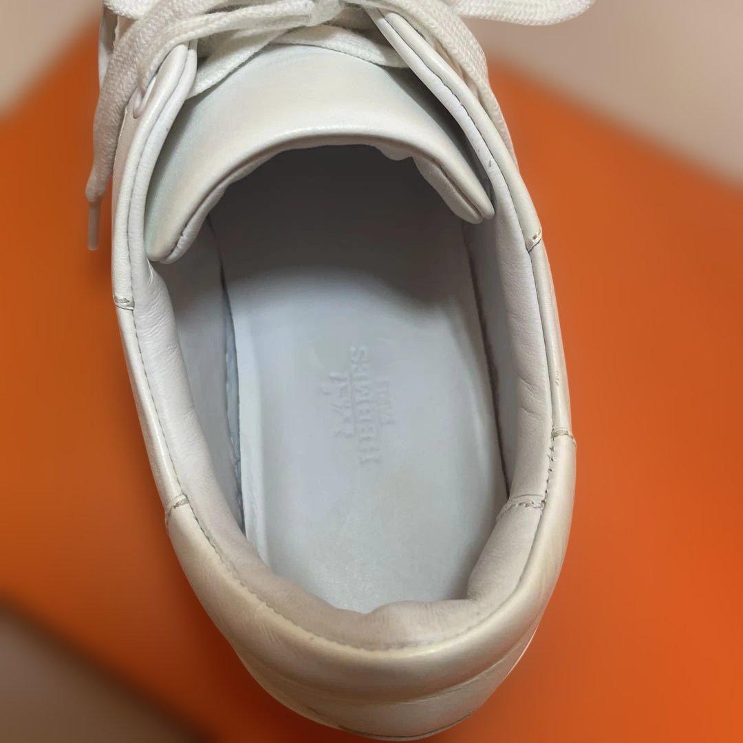 ☆HERMES☆デイ　ピンクゴールドケリーバックルスニーカーサイズ37.5