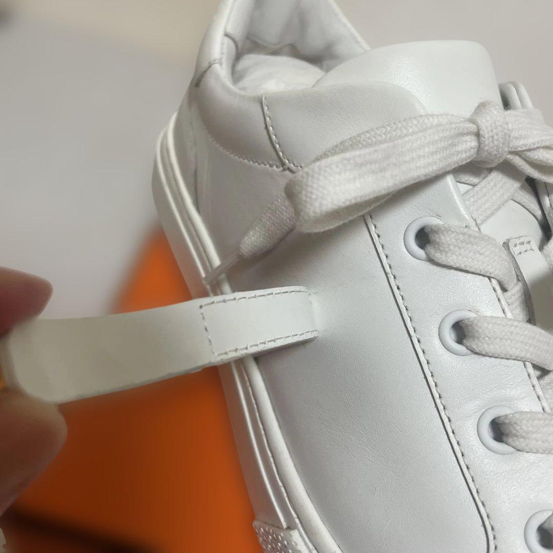 ☆HERMES☆デイ　ピンクゴールドケリーバックルスニーカーサイズ37.5