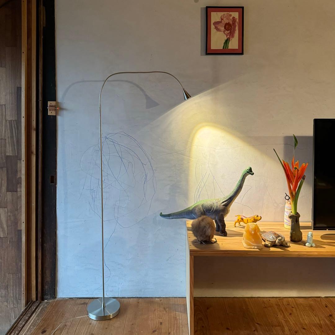 フロアランプ 読書灯 IKEA イケア 照明器具 ポストモダン スペースエイジ