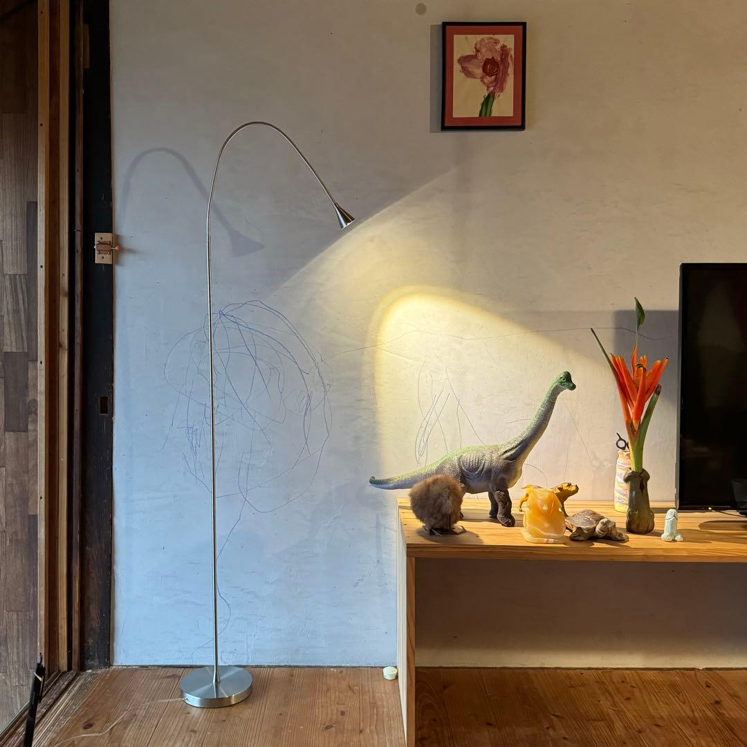 フロアランプ 読書灯 IKEA イケア 照明器具 ポストモダン スペースエイジ