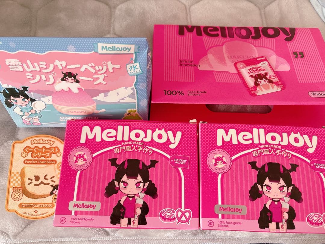 【終売レア】Mellojoy スイーツ型おもちゃ 6個セット【バラ売りは3点〜】