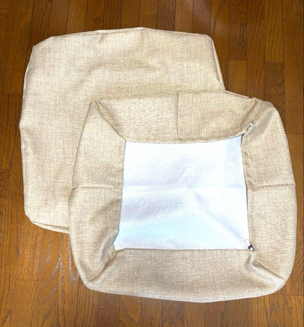 マレンコ　2人掛け　カバーのみ　自作　ベージュ系