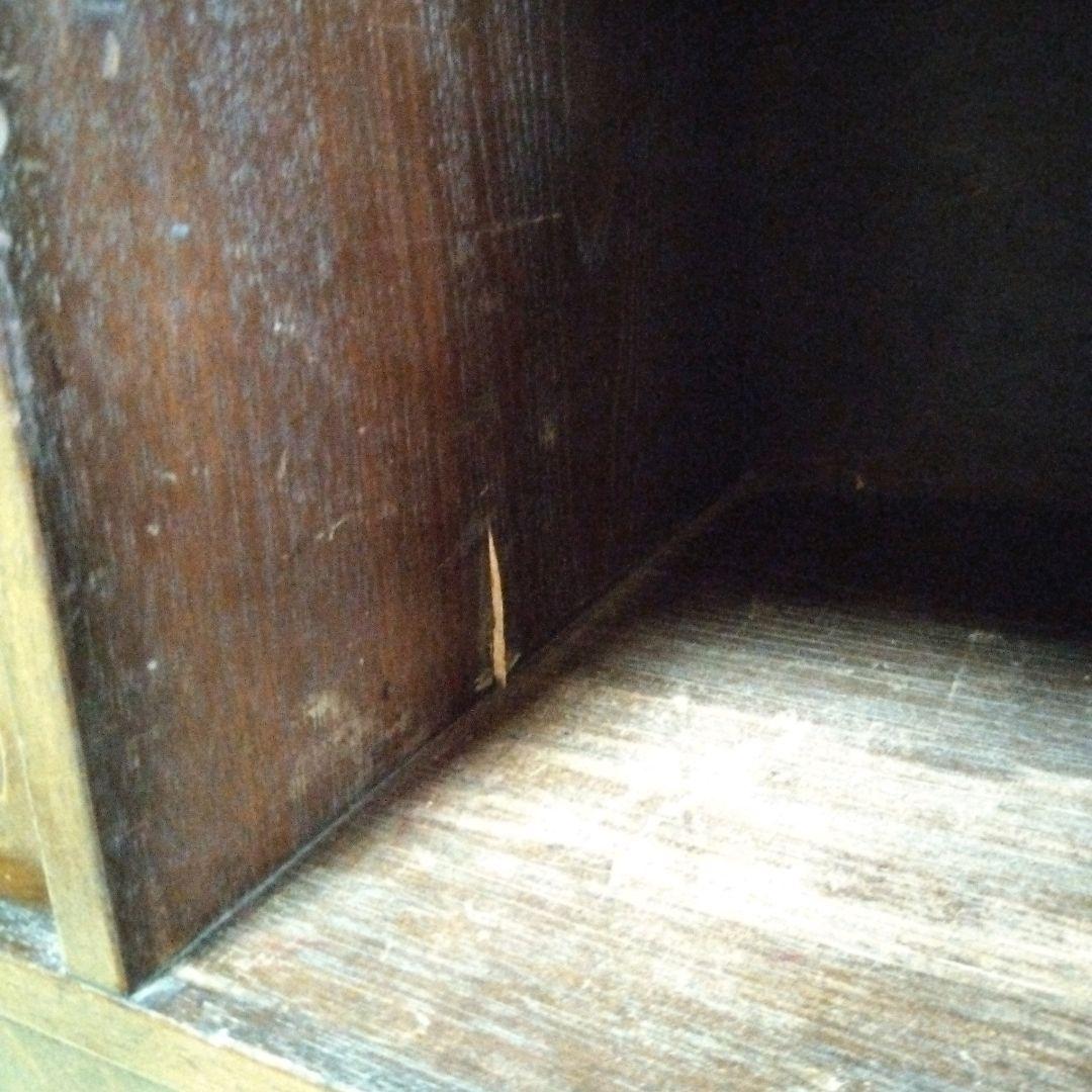 水屋箪笥 木製整理ダンス 大正　昭和　 レトロ 　アンティーク 香狭間透かし
