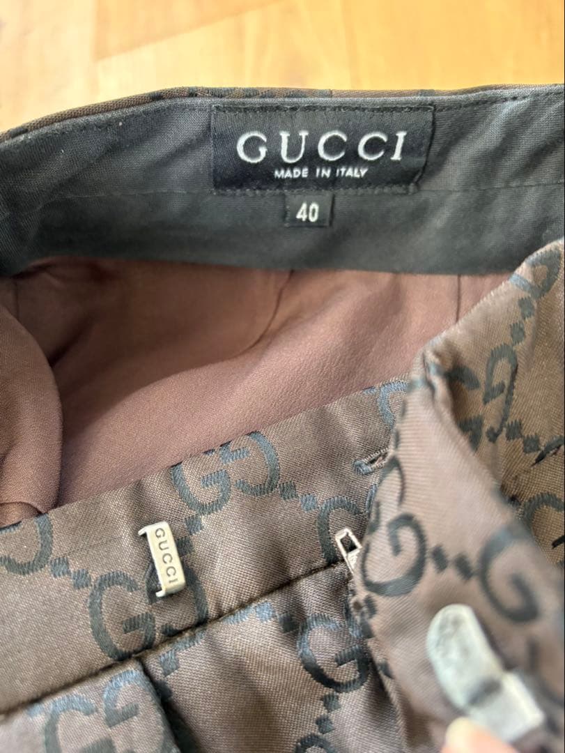【極美品】GUCCI GG柄タイトスカート 40