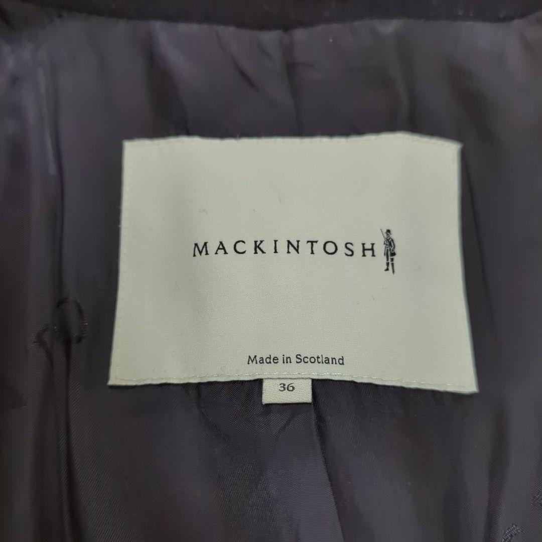 美品 マッキントッシュ 白タグ チェスターコート 英国製 ラグランスリーブ