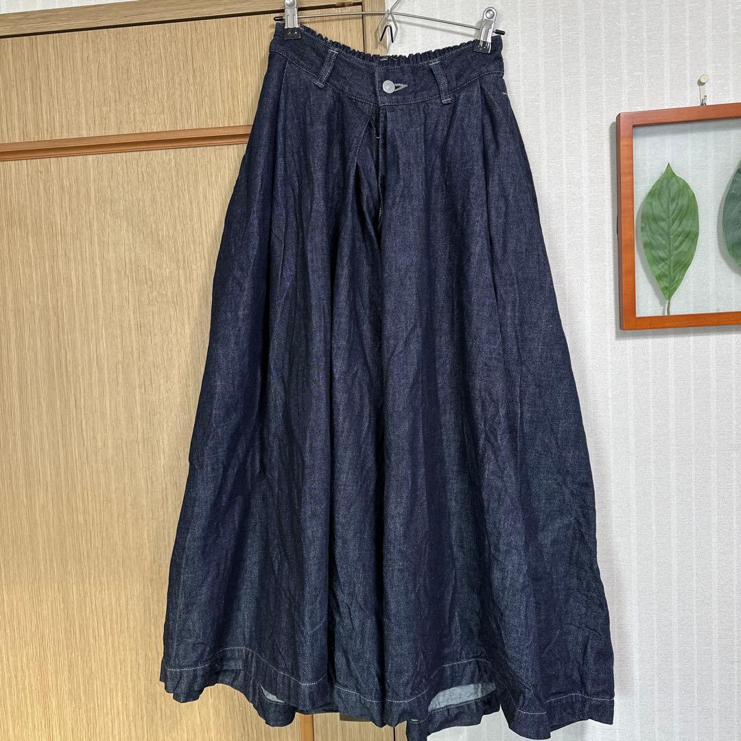 HARVESTY ハーベスティ デニムカルメンキュロット A21803