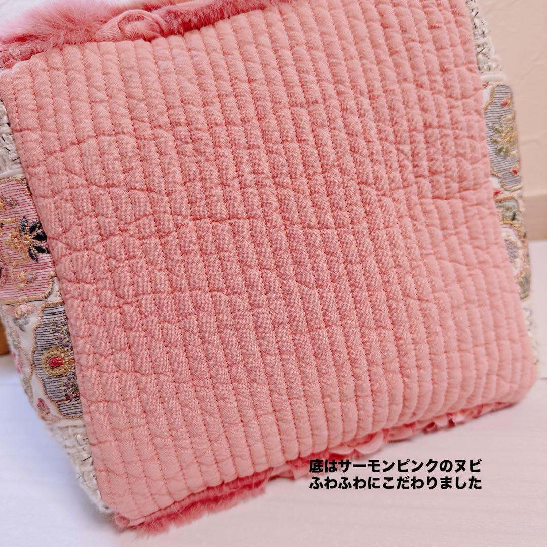 ☆*☆様 コヤンイサムチョン♡新作♡薔薇ファー×インド刺繍ルミちゃんのキューブト