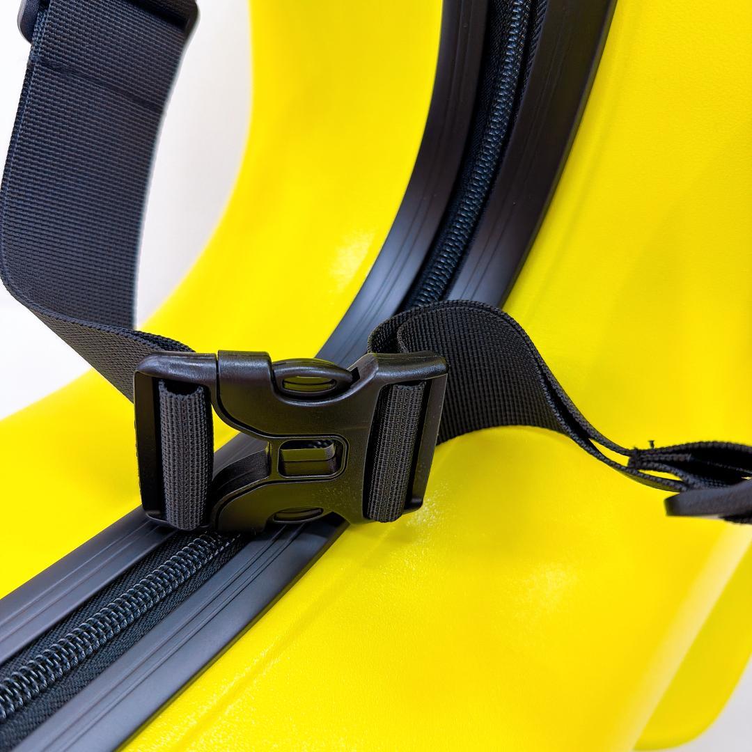 【極美品】noricco のりっこ トラベルケース 4輪 イエロー 子供が乗れる