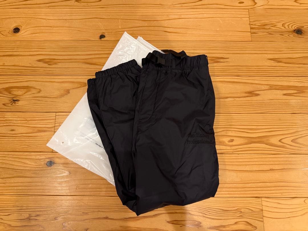 ENNOY 24aw 中綿　PADDED PANTS ブラック　S
