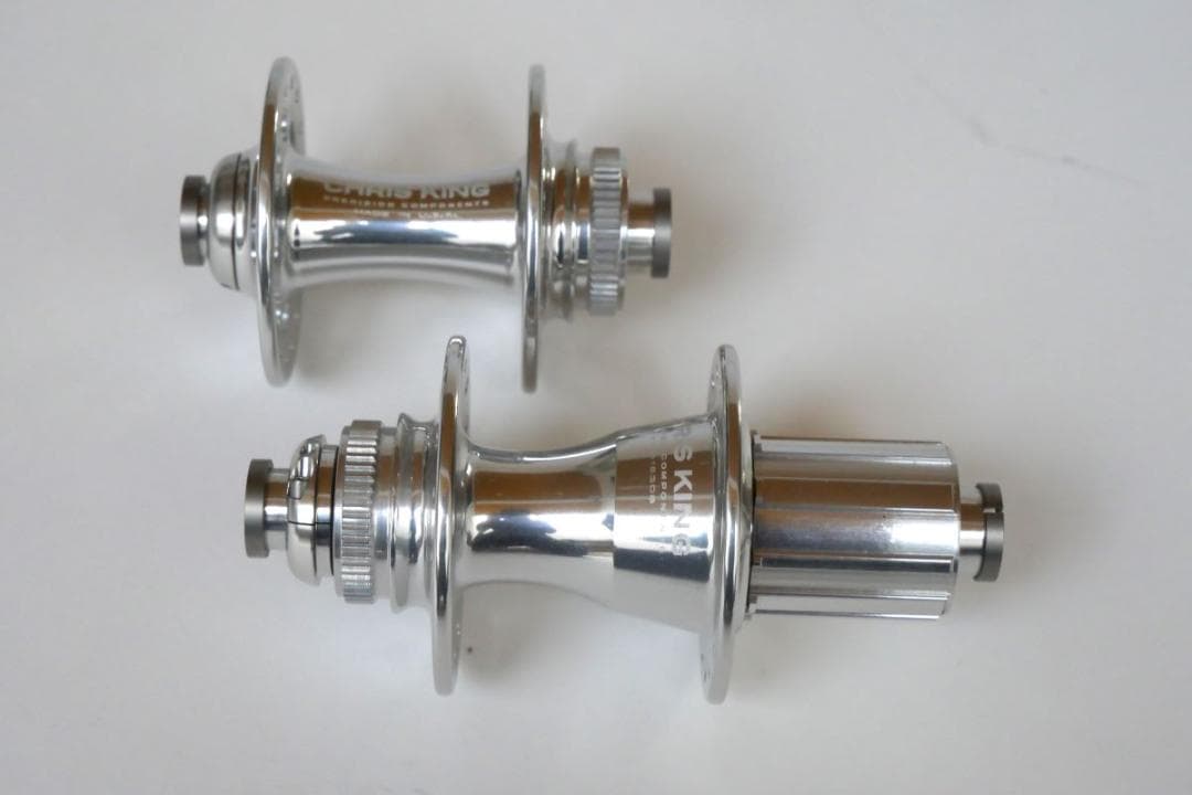 新品 CHRIS KING R45ハブセット シルバー 32H