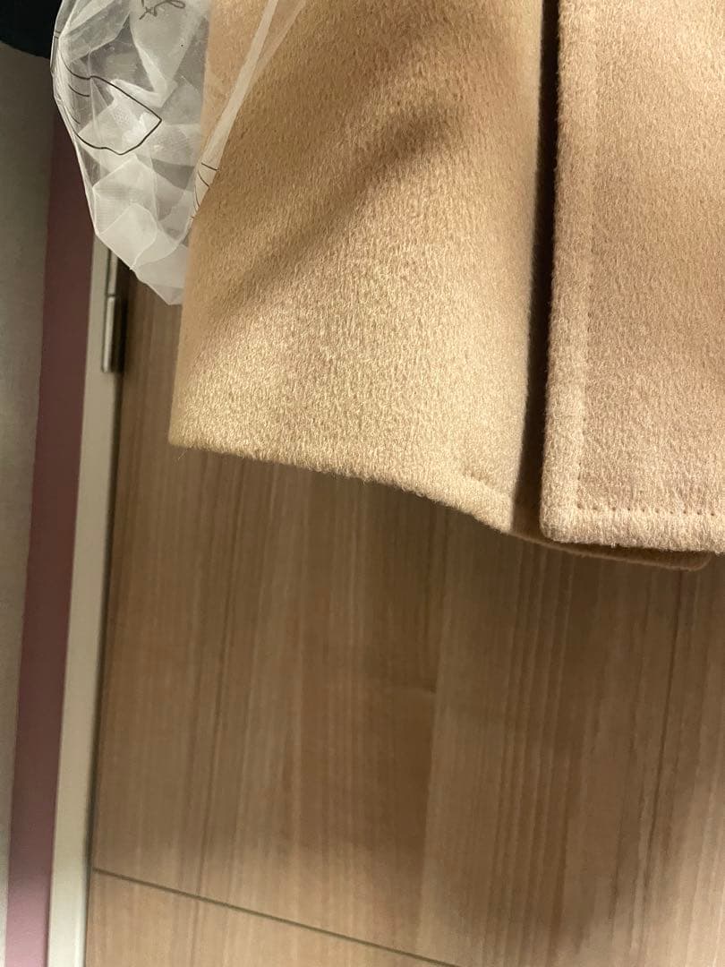 キャメル　ダブルコート