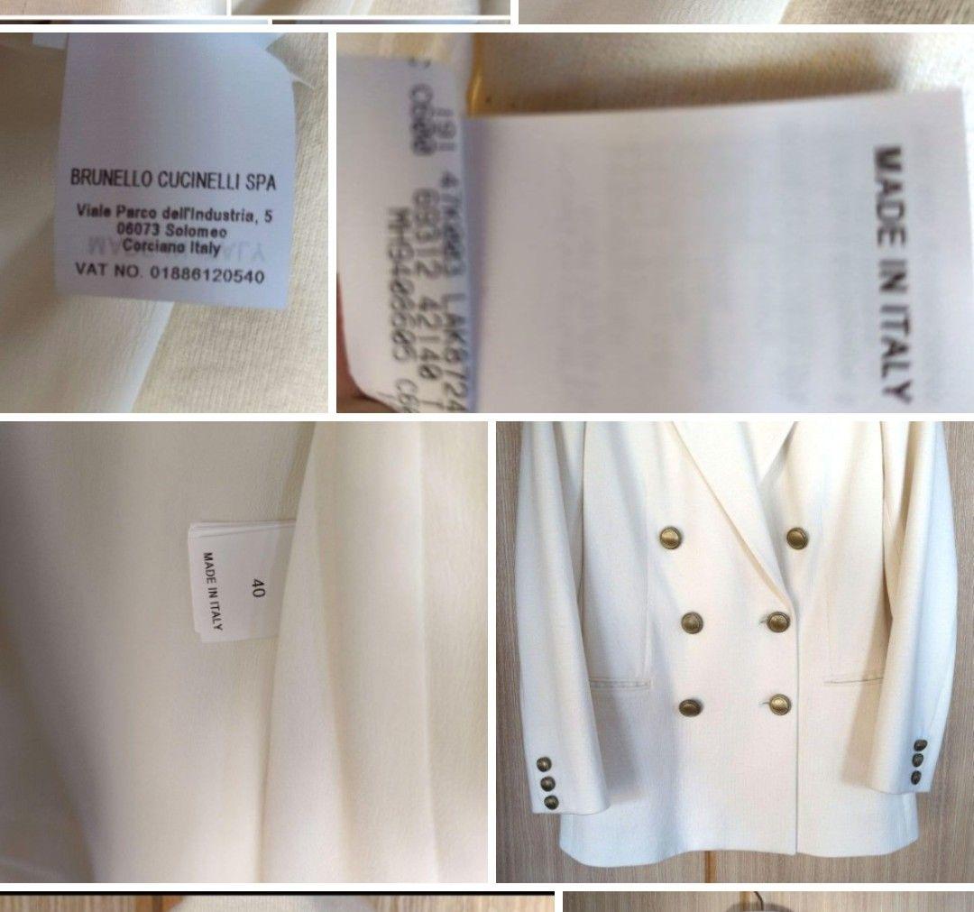 BRUNELLO CUCINELLI カシミヤ Vネックニット Mシルクトップス