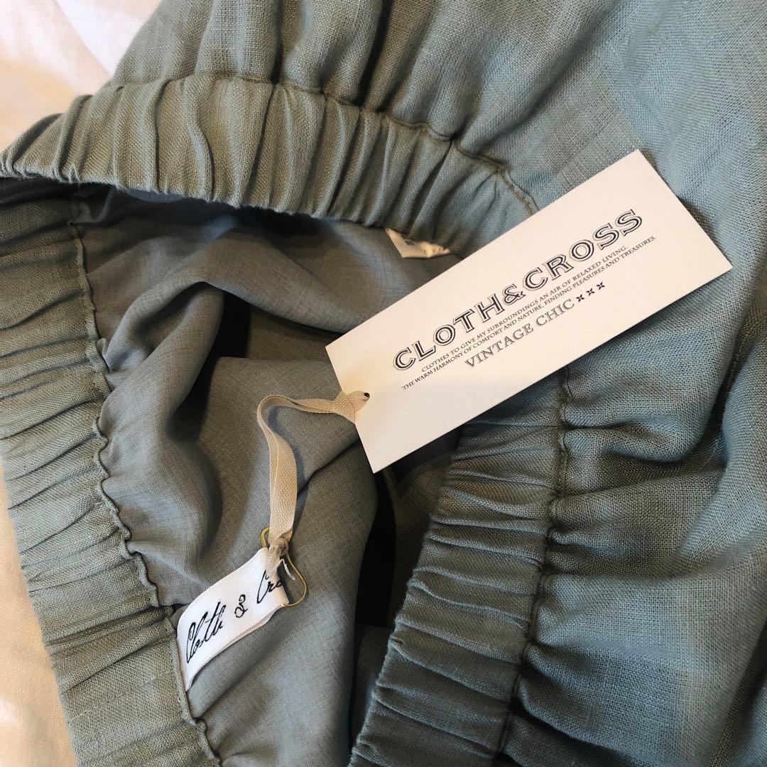 クロスアンドクロス　ハグオーワー　雅姫　リネンシャンブレーマキシスカート