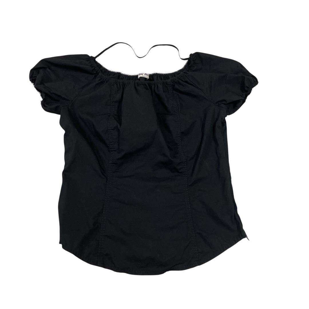 miumiu パフスリーブ 半袖 カットソー