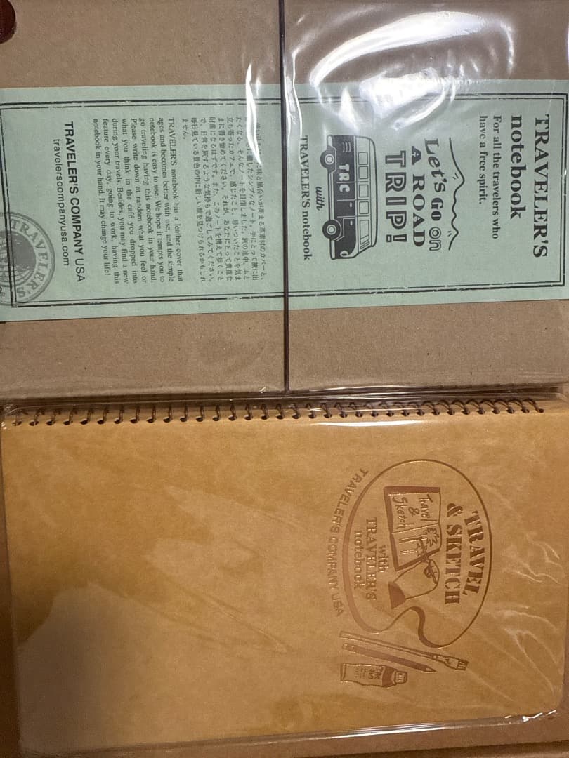 トラベラーズノート アメリカ限定 ROAD TRIP 2点セット