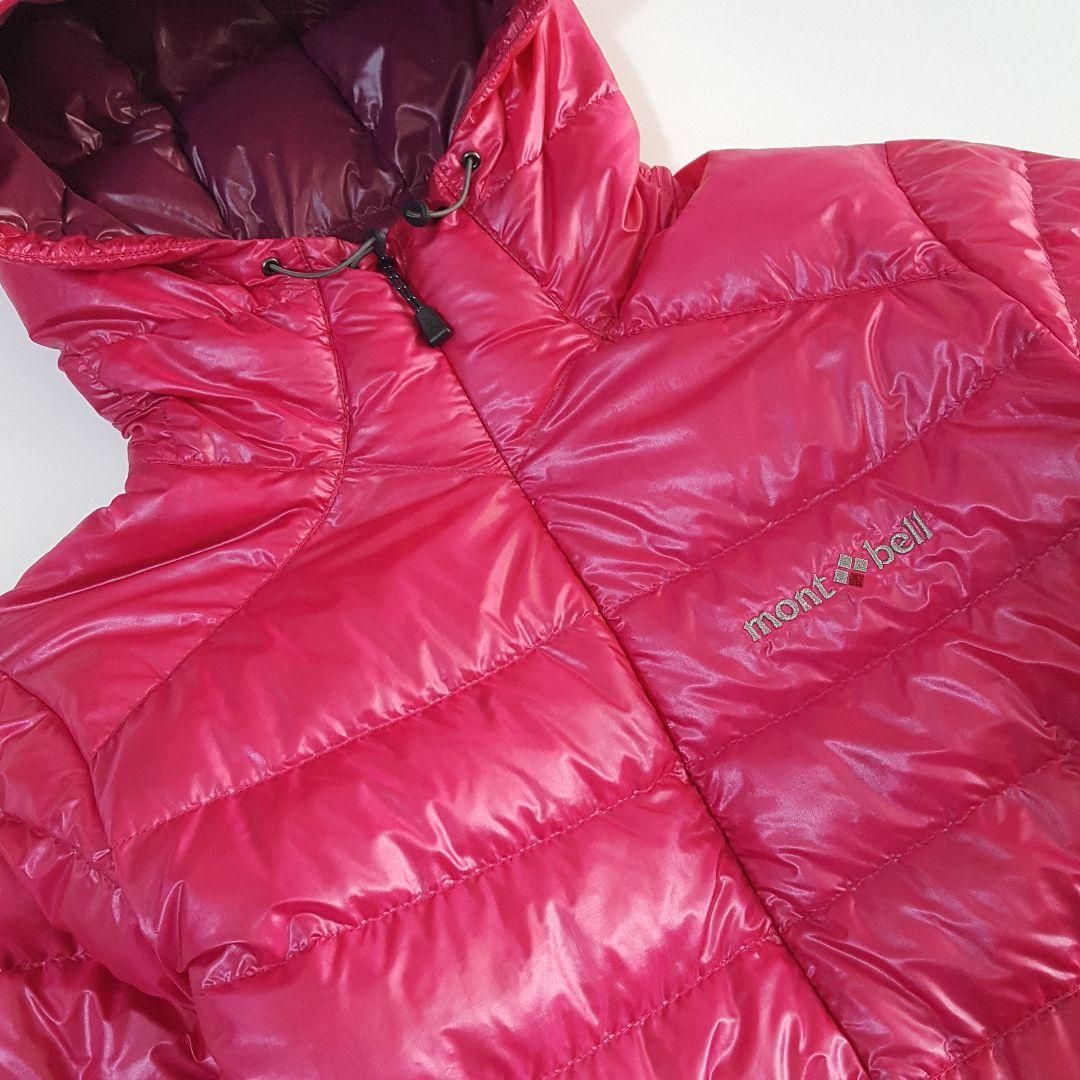 美品 モンベル レディース 撥水 ウルトラライトダウン ガイドパーカ Lサイズ