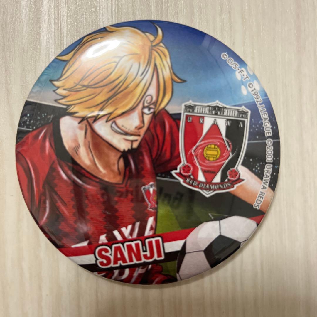 ONE PIECE ワンピース 浦和レッズ 丸型 缶バッジ サンジ