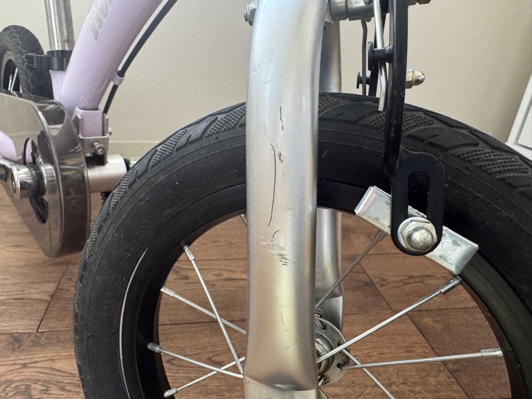 へんしんバイク2 パープル　幼児用自転車（空気入れつき）