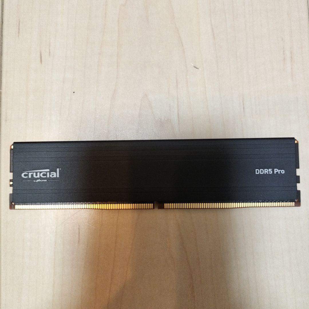 メモリー crucial DDR5 Pro 6000 16GB CL48