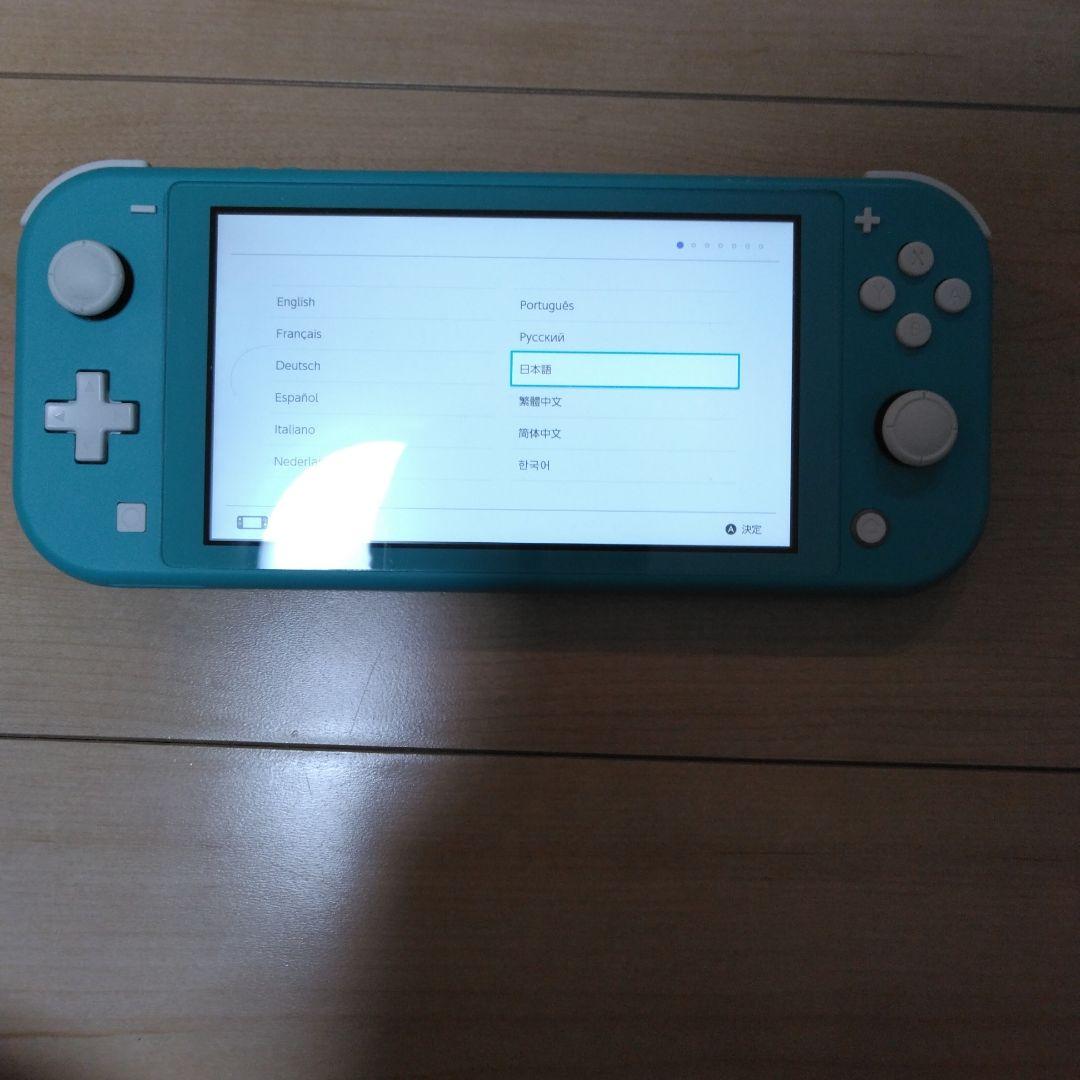 Nintendo Switch Lite ターコイズ　初期化済み　動作確認済