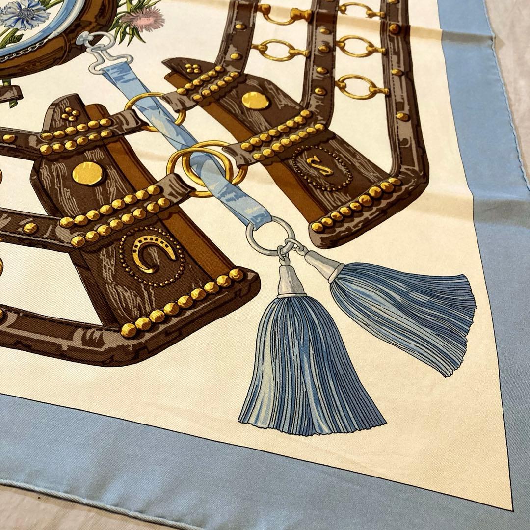 HERMESエルメス スカーフ★カレ90 AUX CHAMPS