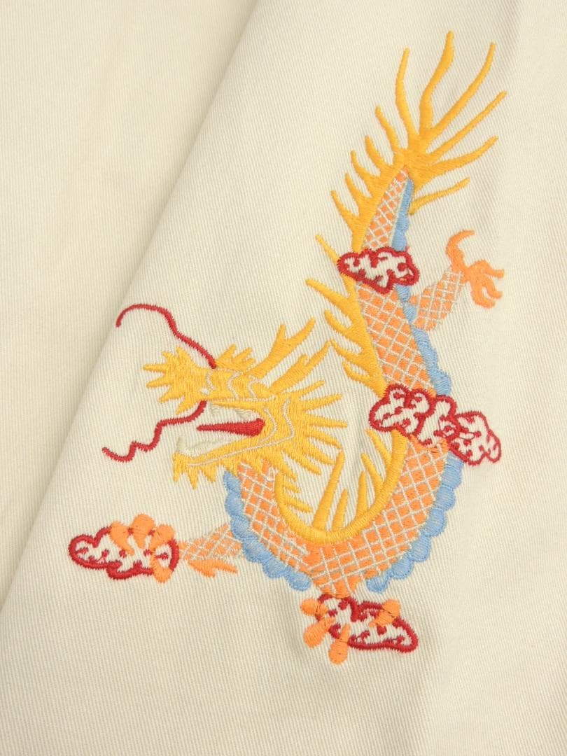 新品 XLサイズ HOUSTON ベトナム ジャケット ベトジャン オフホワイト