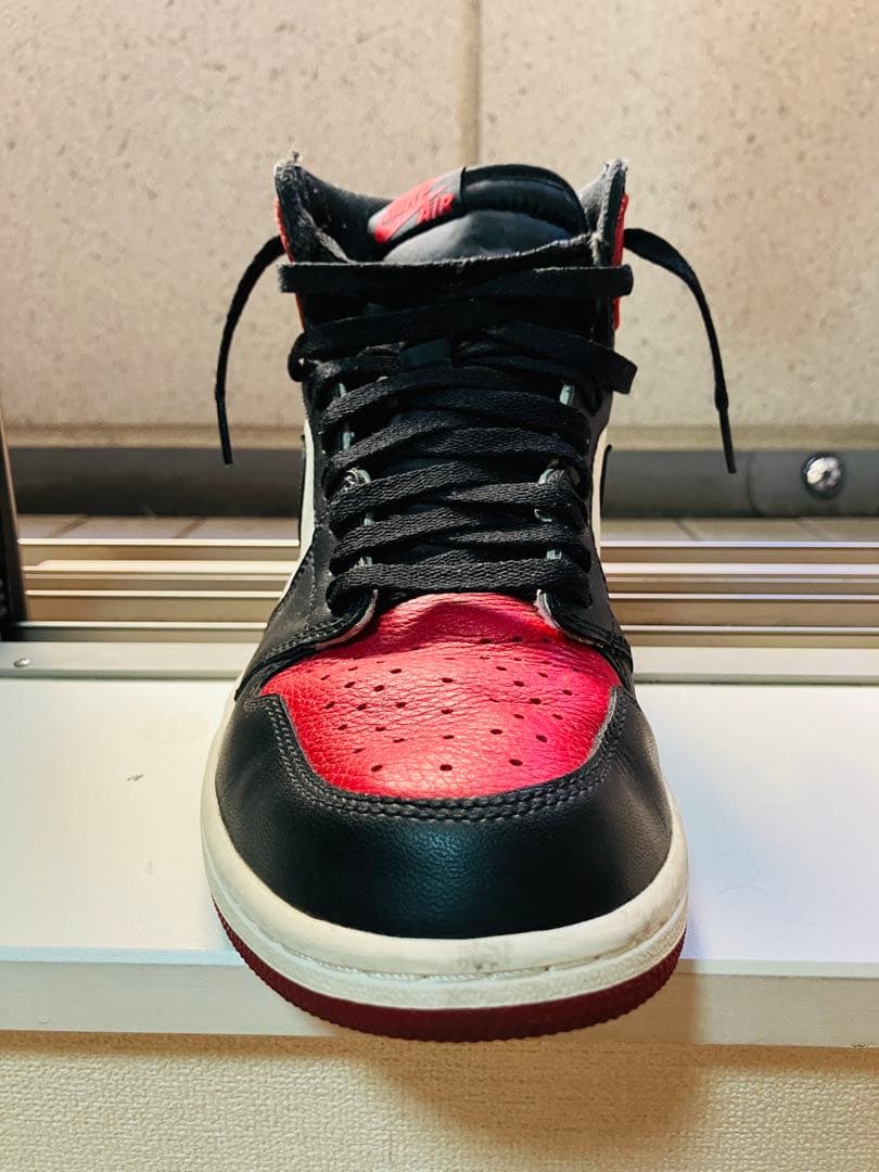 靴 Nike Air Jordan 1 Retro High OG Bred Toe