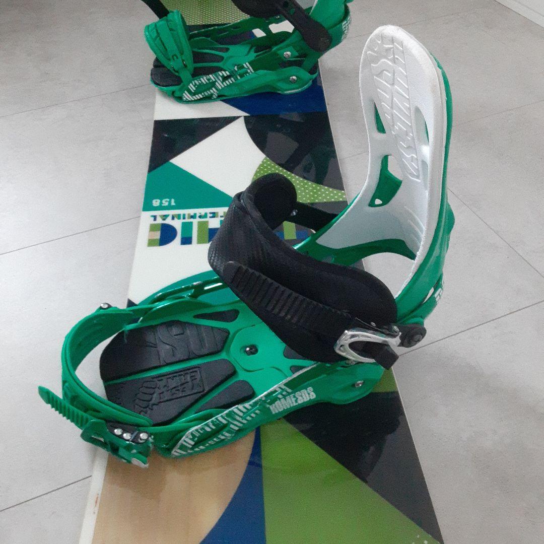 ATOMIC TERMINAL スノーボードセット158 ROMEビンディング付